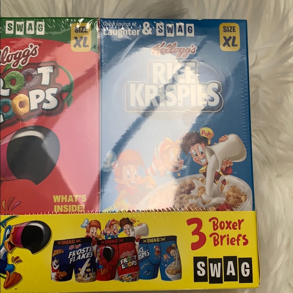 NWB KELLOGG’S CEREAL BOXERS “THEY’RE GREAT” XL - Picture 10 of 14